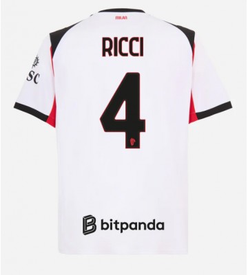 AC Milan Samuele Ricci #4 Replika Bortatröja 2025-26 Kortärmad